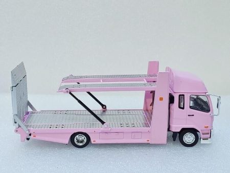 GCD Mitsubishi Fuso Fighter Dbl Decker Tow Truck Pink Cheap