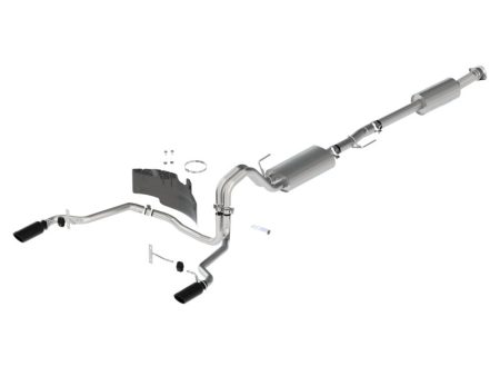 Ford Racing 21-24 F-150 Touring Rear Exit Exhaust - Black Tips Supply