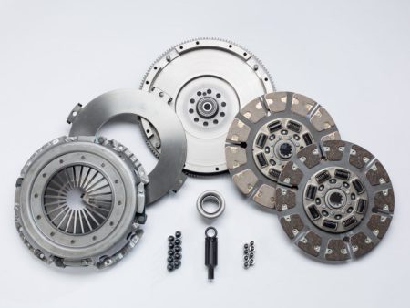 South Bend Clutch 99-03.5 Ford 7.3 Powerstroke ZF-6 Street Dual Disc Organic Clutch Kit For Discount