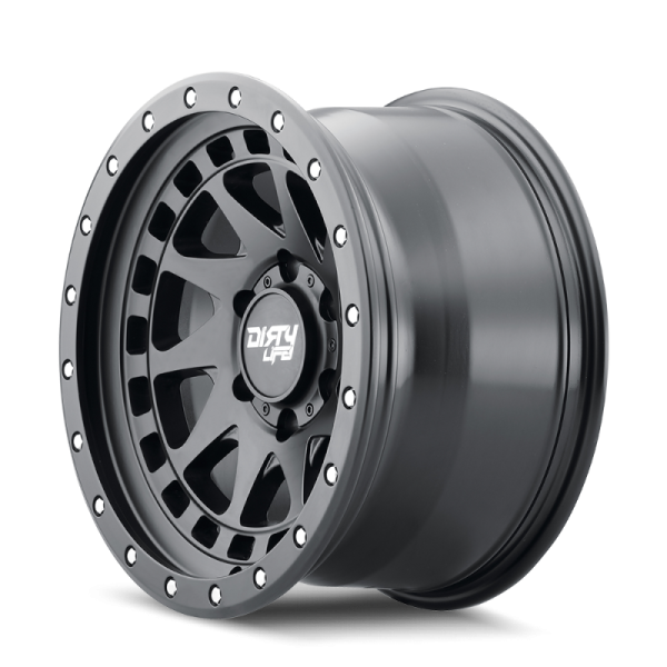 Dirty Life 9311 Enigma Pro 17x9 5x127 BP -12mm Offset 71.5mm Hub Matte Black Wheel - Beadlock Sale