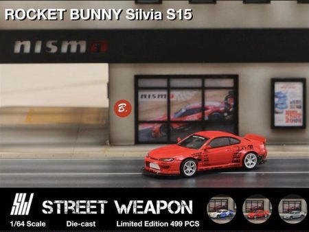 Street Weapon Nissan Silvia S15 Rocket Bunny Red Supply