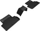 3D MAXpider 2019-2023 Genesis G70 Kagu 2nd Row Floormats - Black on Sale