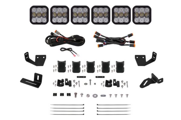 Diode Dynamics Prinsu Sherpa Roof Racks SS5 7-Pod CrossLink Mounting Bracket Kit Roof Racks Sale