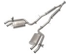 aFe Gemini XV 3in to Dual 2-1 2in 304 SS Cat-Back Exhaust w  Cut-Out 18-21 Kia Stinger L4-2.0L (t) Online