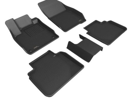 3D MAXpider 2023-2024 Honda Accord Kagu Front & Rear Floormats - Black Fashion