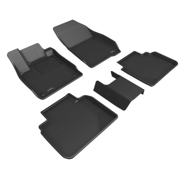 3D MAXpider 2023-2024 Honda Accord Kagu Front & Rear Floormats - Black Fashion