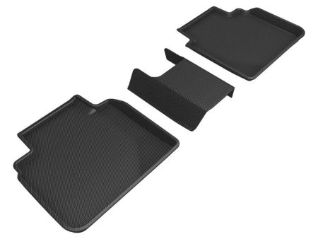 3D MAXpider 2023-2024 Honda Accord Kagu 2nd Row Floormats - Black Hot on Sale