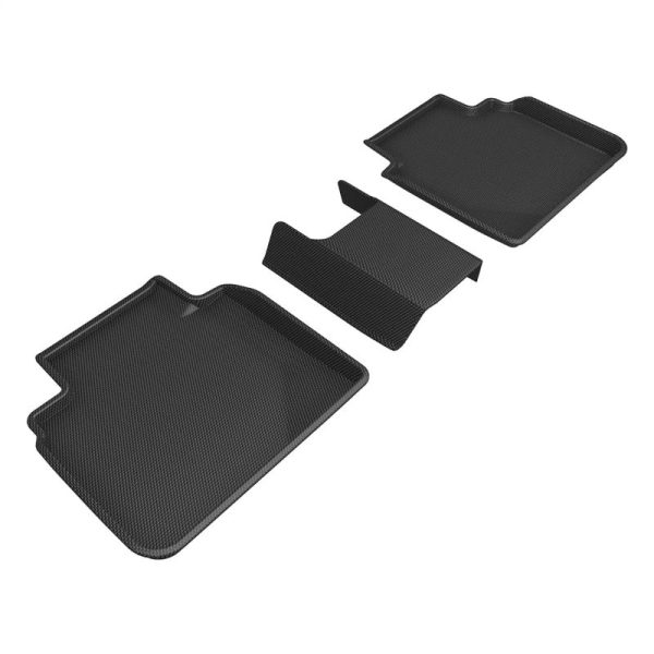 3D MAXpider 2023-2024 Honda Accord Kagu 2nd Row Floormats - Black Hot on Sale