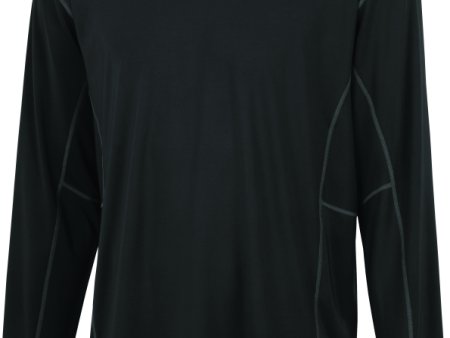 FIRSTGEAR Base Layer Shirt Lightweight Long-Sleeve Dark Grey - Large Online now