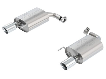 Ford Racing 15-23 Mustang 2.3L Ecoboost Touring Muffler Kit - Chrome Tips Hot on Sale