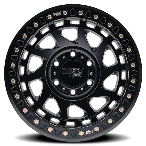 Dirty Life 9313 Enigma Race 17x9   8x170 BP   -12mm Offset   125.2mm Hub Matte Black Wheel Online Sale