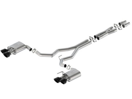 Ford Racing 2024 Mustang Dark Horse 5.0L Extreme Active Cat-Back Exhaust - Black Tip Supply