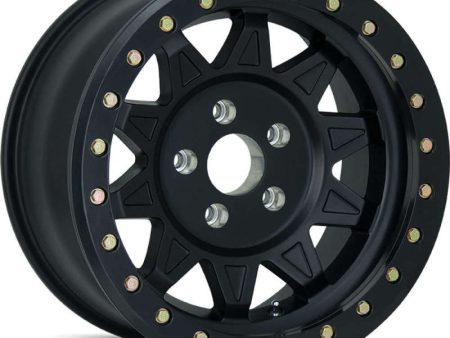 Dirty Life 9302 Roadkill Race 17x9 8x165.1 BP -14mm Offset 130.8mm Hub Matte Black Wheel - Beadlock Hot on Sale