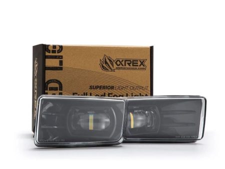 AlphaRex 07-13 Chevrolet Silverado 04-17 Tahoe DoubleTap Dual Color LED Proj Fog Lights - Wt Ambr Supply