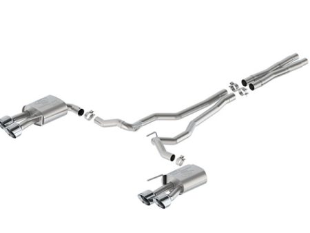 Ford Racing 2024 Mustang 5.0L Extreme Non-Active Cat-Back Exhaust w Valance - Chrome Tip Cheap