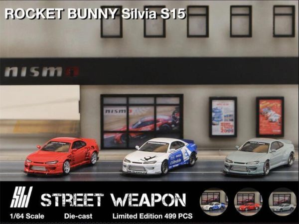 Street Warrior Nissan Silvia S15 Rocket Bunny Cement Gray Cheap