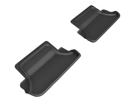 3D MAXpider 2020-2024 BMW 8 Series Coupe (G15) Kagu 2nd Row Floormats - Black on Sale