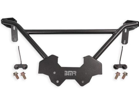 BMR Suspension 64-72 GM A-Body Front Reinforcement Brace - Black Hammertone For Cheap