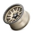 Dirty Life 9309 Canyon Pro 17x9 5x127 BP -12mm Offset 71.5mm Hub Satin Gold Wheel - Beadlock on Sale