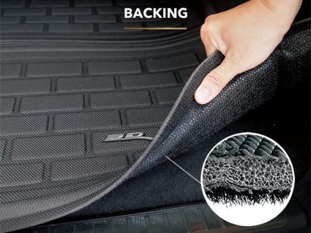 3D MAXpider 21-23 Porsche Taycan   22-24 Audi E-Tron GT Custom Fit Kagu Cargo Liner Mat - Black Hot on Sale