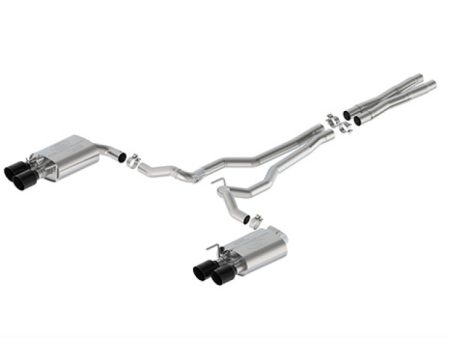 Ford Racing 2024 Mustang 5.0L Sport Active Cat-Back Exhaust - Black Tip Hot on Sale