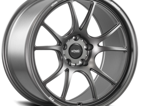 Konig Forged F3S 17X10 5X114.3 ET43 Satin Charcoal Knurled Bead Cheap