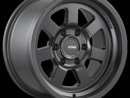 Konig HT2 17X8.5 6X139.7 ET-6 Matte Black Sale