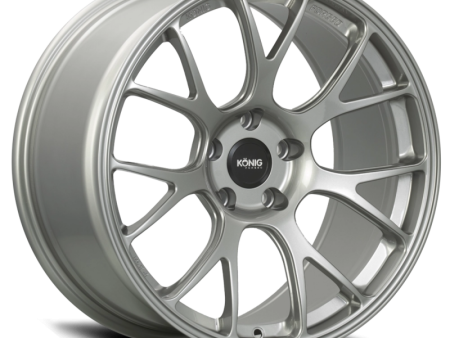 Konig Forged F1M 18X10 5X120.65 ET58 Ash Silver Knurled Bead Discount