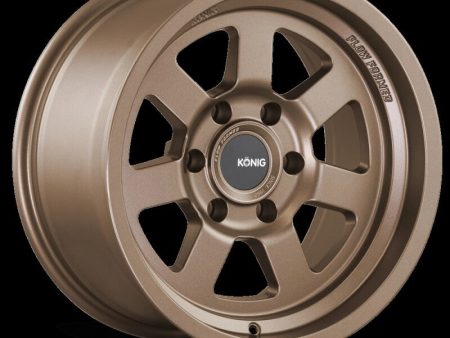 Konig HT2 17X8.5 6X139.7 ET-6 Satin Bronze Online Sale