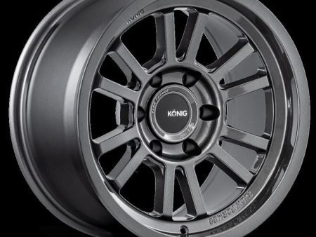 Konig HT1 18X9 6X139.7 ET0 Gloss Anthracite For Cheap