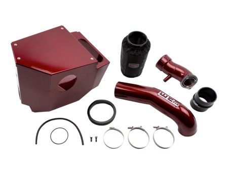 Wehrli 20-24 Duramax L5P 4in Stage 2 Intake Kit - Candy Red Sale