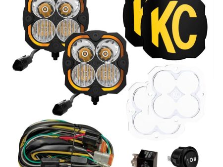 KC HiLiTES FLEX ERA 4 - 2-Light Master Kit Online Hot Sale