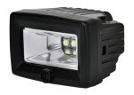 KC HiLiTES C-Series 2in. C2 LED Light 20w Area Flood Beam (Single) - Black For Sale