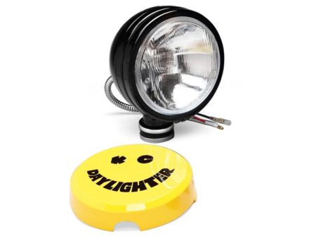 KC HiLiTES Daylighter 6in. Halogen Light 100w Spread Beam (Single) - Black SS Supply