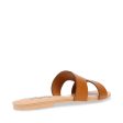 ZARNIA COGNAC LEATHER SANDAL Online Sale